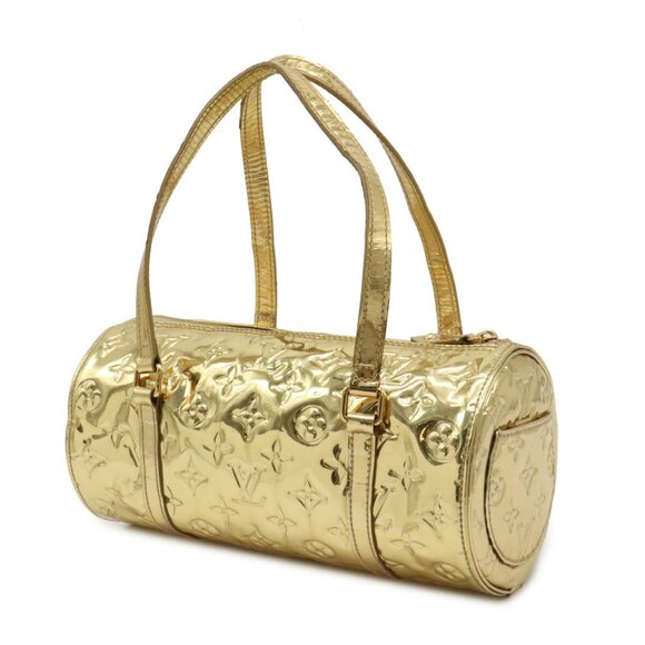 Authentic LOUIS VUITTON Limited Edition Gold Papillon Monogram Shoulder Bag LV - Picture 5 of 13